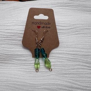Dangle Earrings - Glass Beads