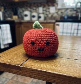 Handmade Crochet Amigurumi Apples – Set of 3