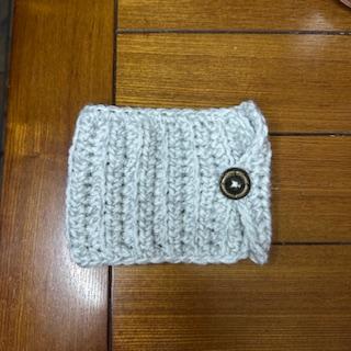 Boho Crochet Cup Cozy with Button Closure