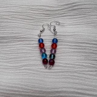 Dangle Earrings - Glass Beads