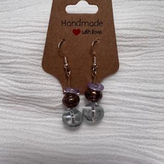 Dangle Earrings - Glass Beads