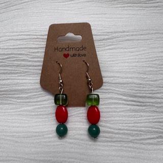 Dangle Earrings - Glass Beads